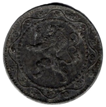 Belgien Deutsche Besetzung 1. Weltkrieg 25 Cent (25 Centimes) 1916