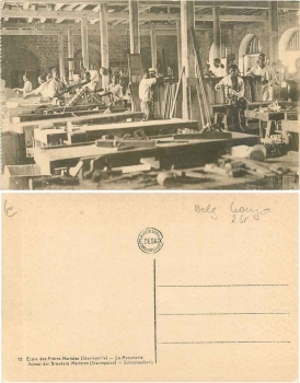 Belgisch Kongo Stanleyville Schreinereiwerkstatt Schule *ca.1920