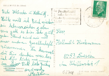 02708 Bellwitz Löbau o 1967