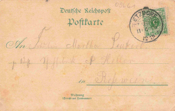 09661 Berbersdorf Striegistal Sachsen Schule Gasthof Litho o 1900