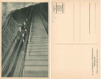 83471 Berchtesgarden Salt Mine Slide Zeche * approx. 1920