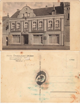 Bergheim Erft Restaurant Rößler *ca. 1920