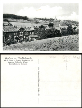 Bad Oeynhausen Bergkirchen Gasthaus zur Wittekindsquelle * ca.1940