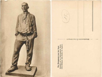 Miner from the Saar with a miner's lamp * around 1920
