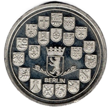 Berlin 100 Jahre Reichstagsgebäude Friedrich Ebert Medaille 1994