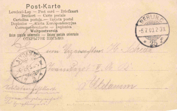 Berlin House of Representatives, Prinz-Albrecht-Strasse, vintage postcard, c. 1903