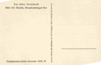 Berlin-Brandenburg – Beautiful Germany, Image 149, WHW 1934