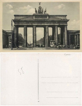 Berlin Brandenburg Gate * around 1930