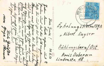 Buch Berlin Krankenhaus alte Ansichtskarte o 1956