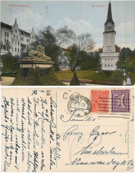 Charlottenburg Berlin Am Lützow o 10.8.1922