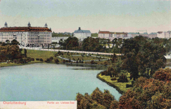 Charlottenburg, Berlin – Am Lietzensee, vintage postcard, c. 1909
