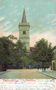 Charlottenburg, Berlin – Luisenkirche, vintage postcard, c. 1904