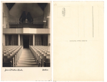 Dahlem Berlin Jesus Christus Kirche AK um 1940