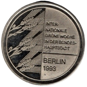 Berlin Internationale Grüne Woche 1993 Medaille