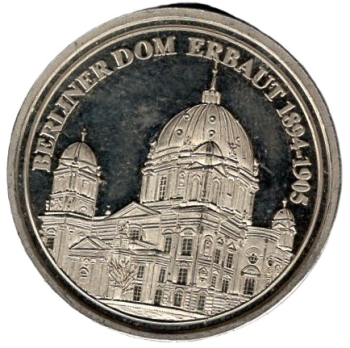 Berlin Internationale Grüne Woche 1999 Berliner Dom Medaille