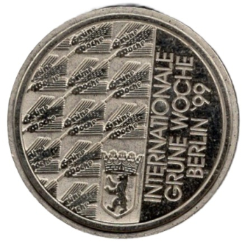 Berlin Internationale Grüne Woche 1999 Berliner Dom Medaille