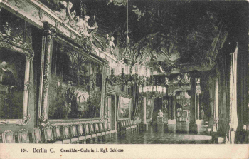 Berlin Schloss Gemäldegalerie alte Ansichtskarte o 1909