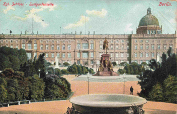 Berlin Schloss und Lustgarden alte Ansichtskarte