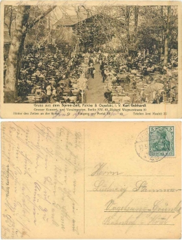 Moabit Berlin, Restaurant Spree-Zelt Wagnerstrasse o 12.5.1916