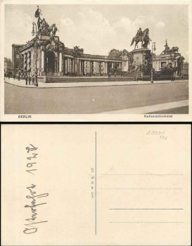 Berlin, Nationaldenkmal * 1927