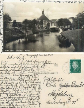 Neu-Tempelhof Berlin Kirche o 24.8.1931