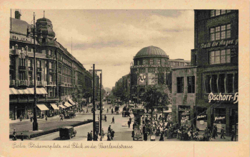 Berlin Potsdamer Platz, vintage postcard, circa 1930