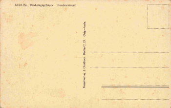 Berlin Reichstagsgebäude alte Ansichtskarte