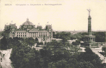 Berlin Reichstagsgebäude alte Ansichtskarte