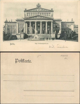 Berlin Schauspielhaus Theater * ca. 1900