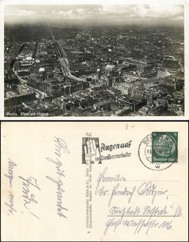 Berlin Dom und Schloss Luftbild o 14.8.1938