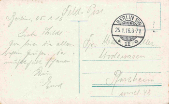 Berlin Schloss und Lustgarten alte Ansichtskarte o 1916