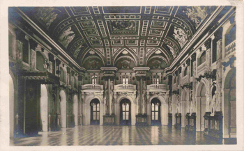 Berlin, Palace Museum, White Hall – vintage postcard, c. 1930