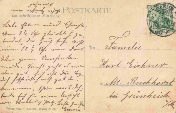 Schöneberg Berlin Wartburgplatz original alte Ansichtskarte o 1907