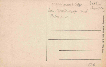 Schöneberg​​​​​​​ Berlin​​​​​​​ Eisenacher Strasse Großen Landesloge der Freimaurer von Deutschland * um 1920
