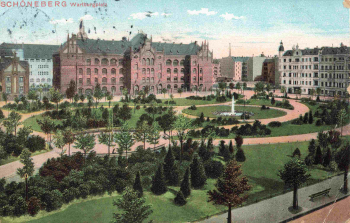Schöneberg Berlin Wartburgplatz original alte Ansichtskarte o 1907