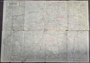 Berlin city map around 1944