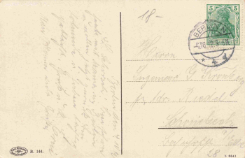 Berlin Stettiner Bahnhof original alte Ansichtskarte o 1912