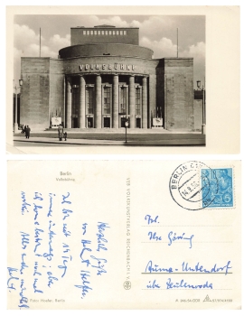 Berlin Volksbuehne o 14.9.1956