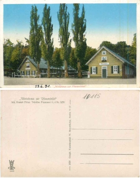 Wannsee Berlin Wirtshaus zur Pfaueninsel *1931