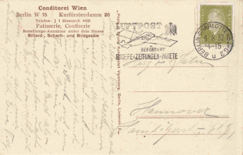 Charlottenburg Berlin Kurfürstendamm 26 Conditorei Wien Innenansicht o 1932