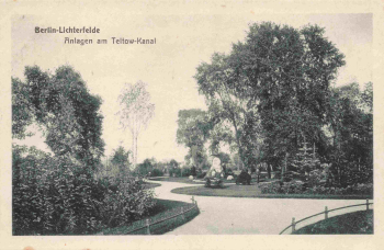 Lichterfelde Berlin Anlagen am Teltow kanal gebraucht 1917