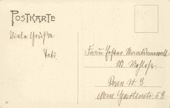 Berlin Siegesallee – original vintage postcard * 1910