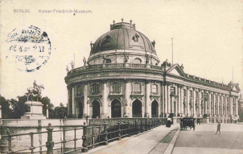 Berlin Kaiser Friedrich Museum original alte Ansichtskarte o 1910
