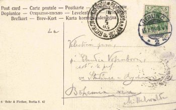 Berlin, Café Bauer, Unter den Linden – original vintage picture postcard, c. 1905
