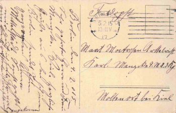 Berlin Frankfurter Allee Warenhaus Hermann Tietz original alte Ansichtskarte o 1915