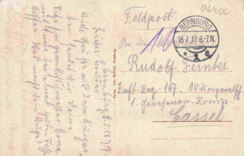 Bernburg Saale Schlossberg o 1917