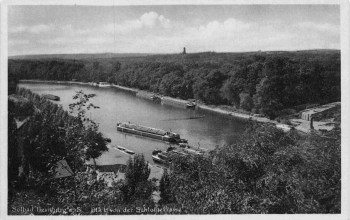 Bernburg Saale von der Schlossterrasse * um 1930
