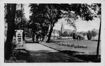 Bernburg Saale Rosenhag o 1956