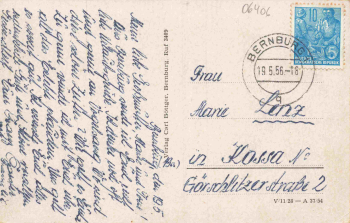 Bernburg Saale Rosenhag o 1956