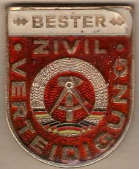 DDR Bestenabzeichen Zivilverteidigung 1971